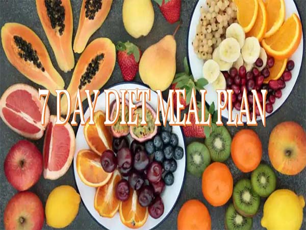 7 Day Diet Meal Plan For Losing Weight Plus Calories